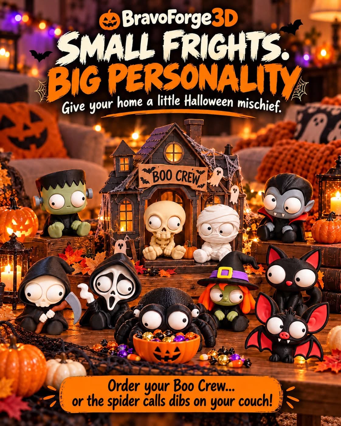 Small frights. Big personality.